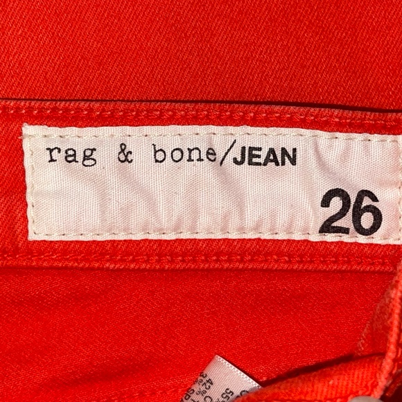 RAG & BONE Zipper Capri Orange - Picture 10 of 14